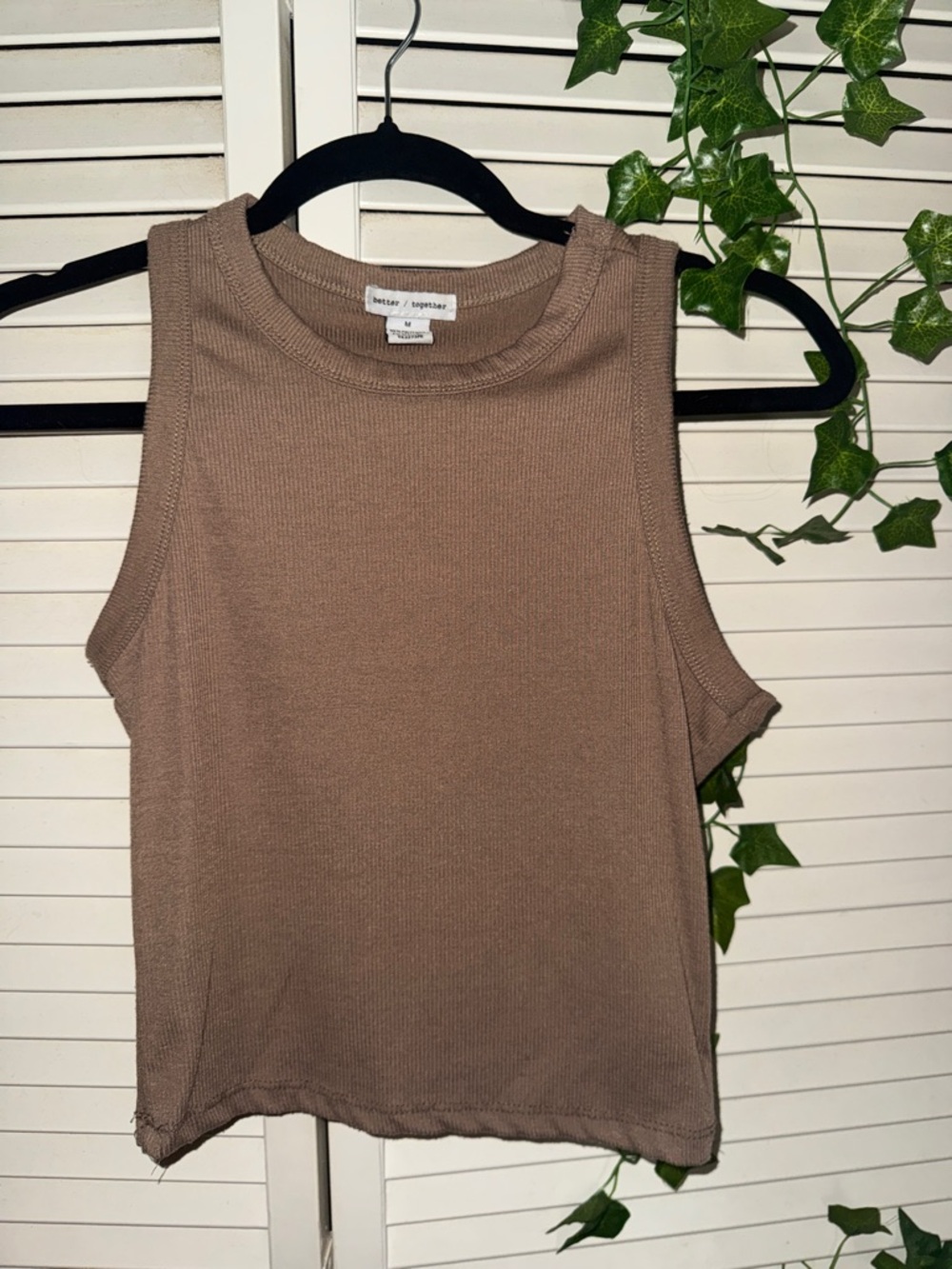 Ribbed Halter Top